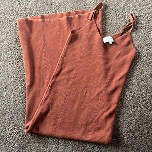 Burnt Orange Maxi Dress
